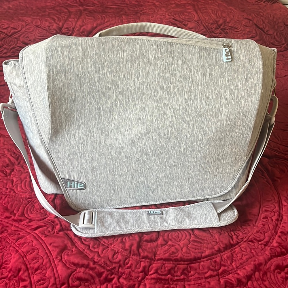 Gray Hie Grovia Diaper Bag/Backpack (Large Travel)